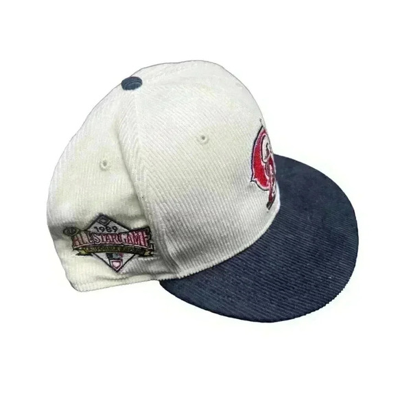 California Angels Logo Sports Specialties Hat Los Angeles Corduroy ALL STAR 8 - Picture 3 of 6